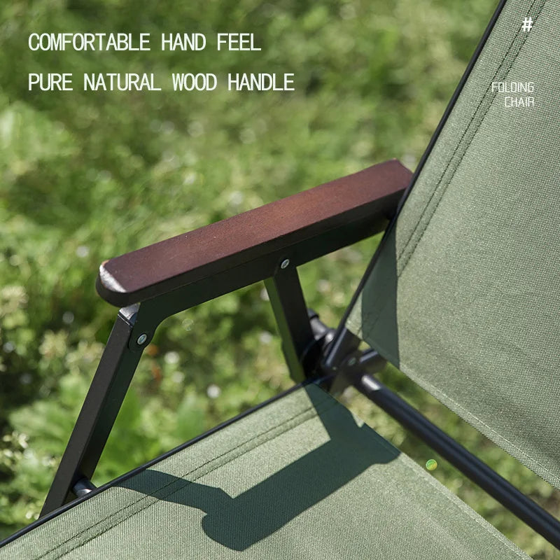 BISINNA Outdoor Folding Camping Chair Portable Lounge Kemit Chair Picnic Beach Hiking Trekking