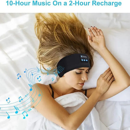 Bluetooth Sports & Sleep Headband with Earphones