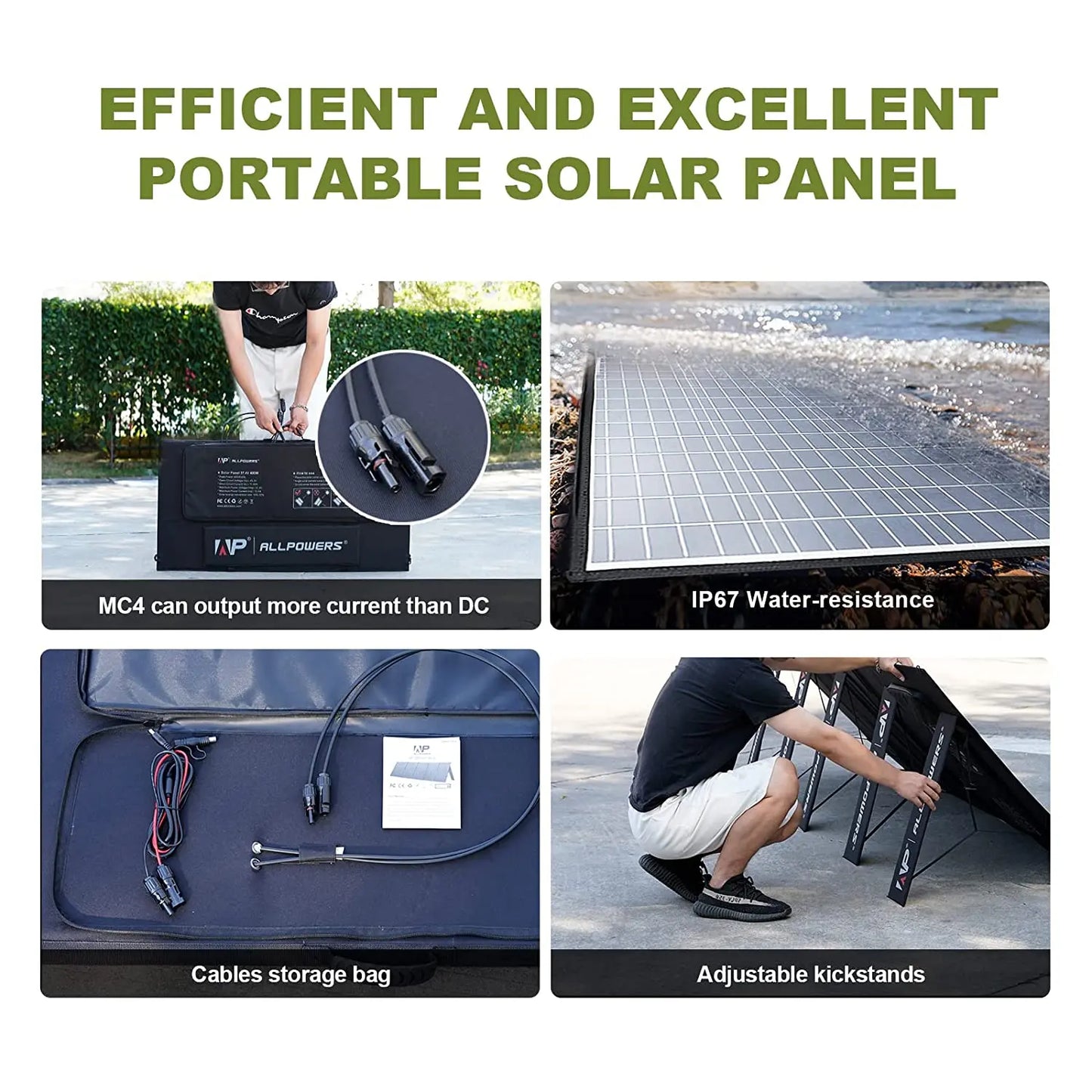 Portable Waterproof Foldable Solar Panel