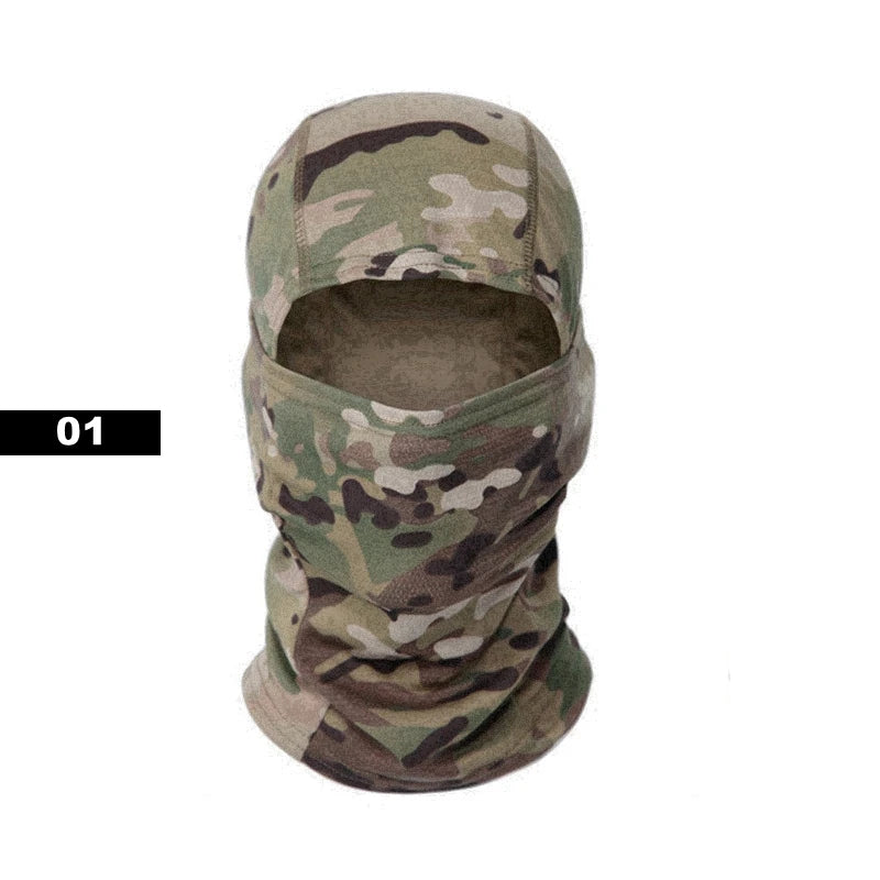 Tactical Balaclava Baseball Caps Full Face Mask Set Men Summer Snapback Sun Hat Outdoor Hunting Camouflage Balaclava