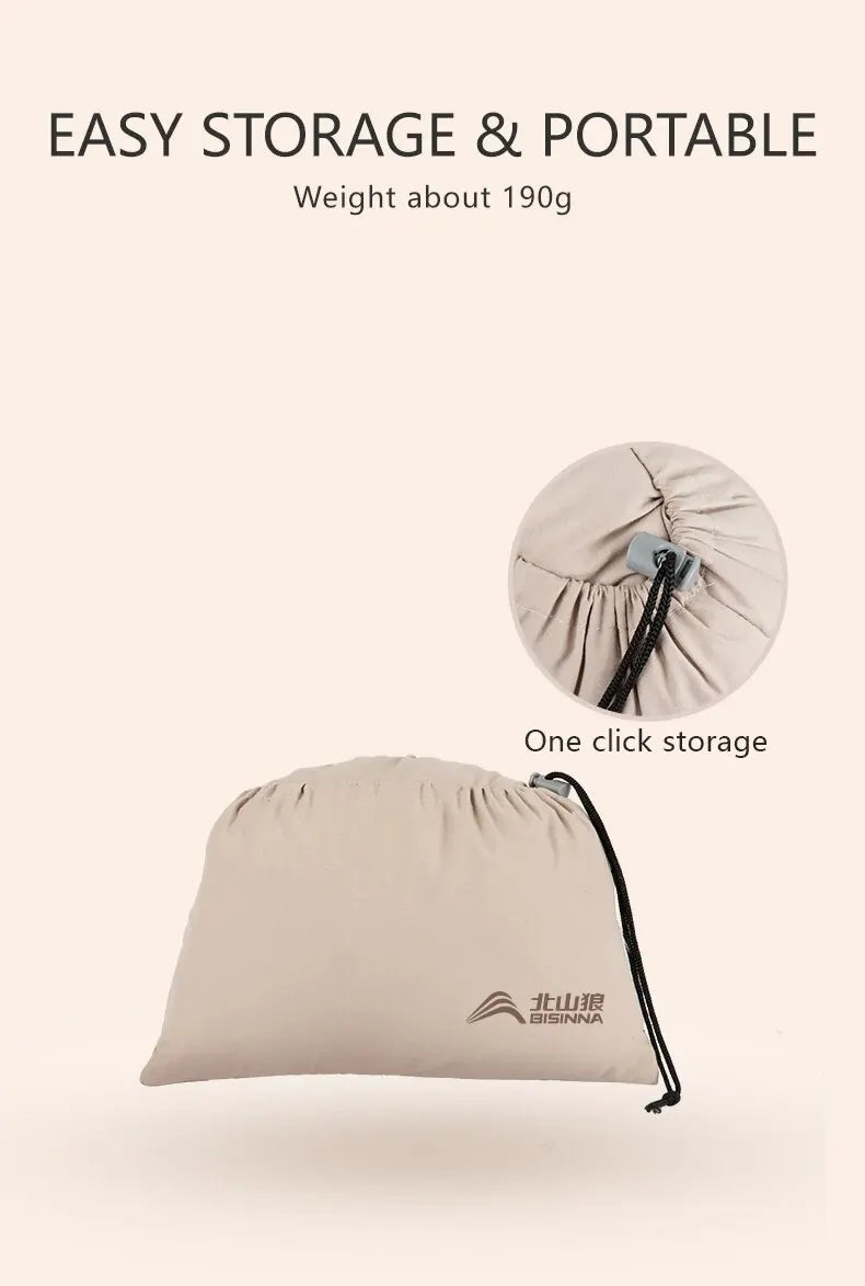 BISINNA Lightweight Outdoor Camping Pillow Ultralight Hiking Sleeping Pillow Outdoor Compressible Portable Travel Pillow