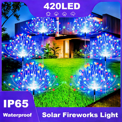 420LED Solar Firework Garden Lights