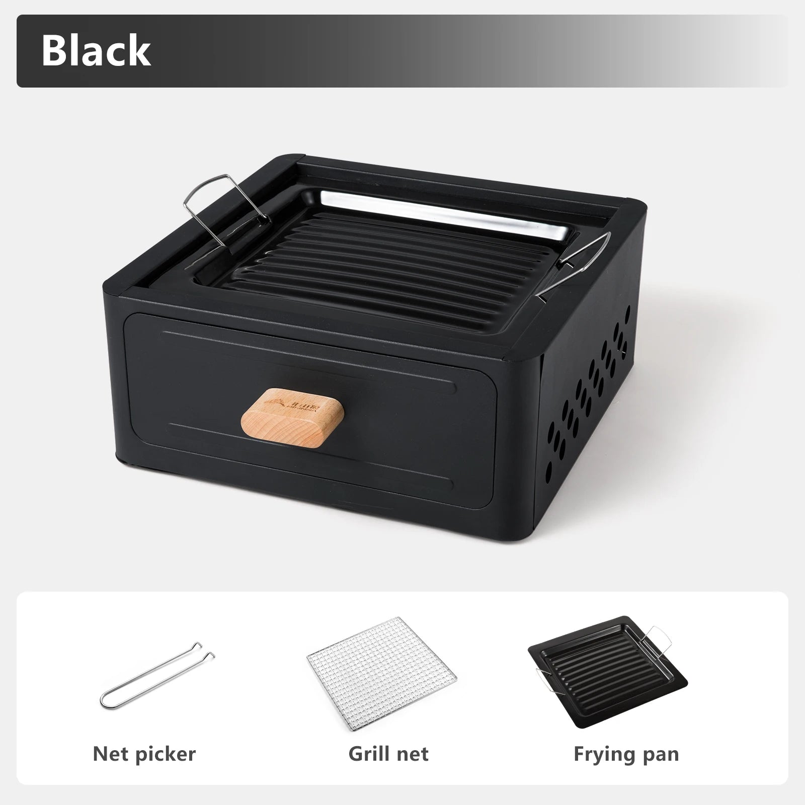BISINNA Multi-functional Camping Stove BBQ Charcoal Grill Portable Burner Outdoor Camp Picnic