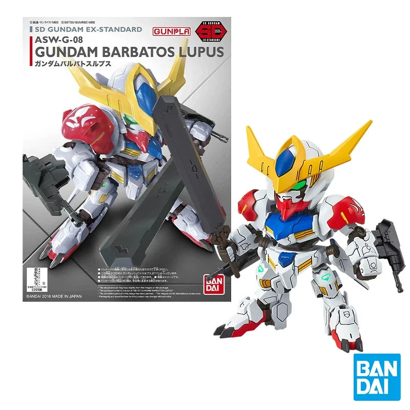 Bandai GUNDAM Action Figure SDEX Series Model Kit RX-78-2 Aile Strike Exia 00 Gundam Unicorn Astray Red Frame Barbatos Model