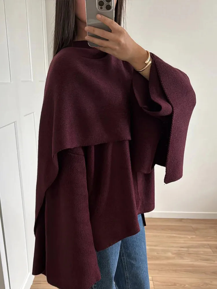 Chic Single Breasted V-neck Oversized Jackets Women's Fashion Solid Long Sleeve Warm Woolen Coats 2024 Lady Casual Streetwear