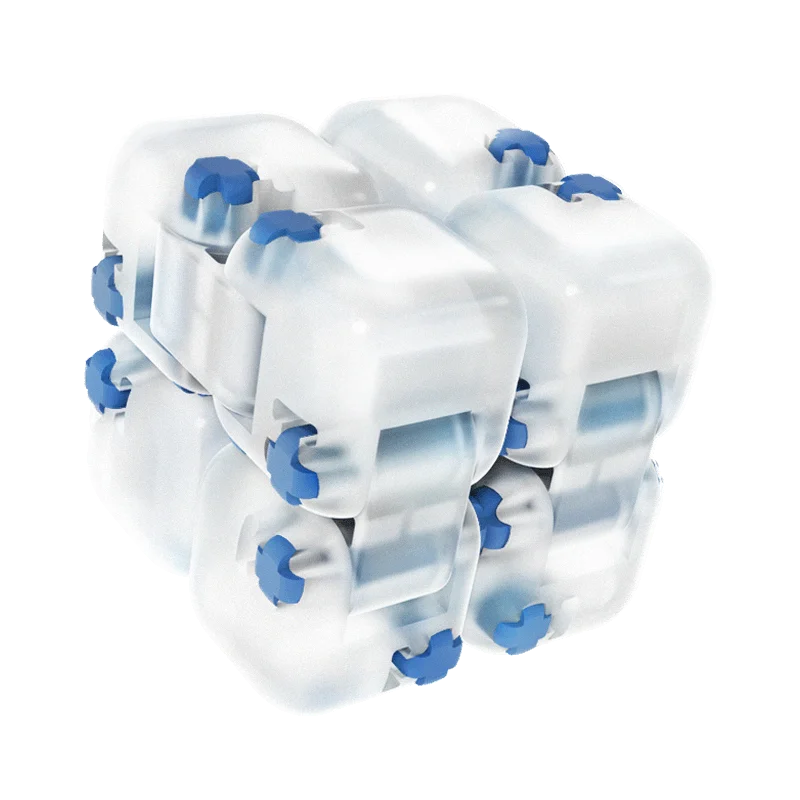 Xiaomi Mitu Colorful Fidget Cube Spinner SevenSurprise Fingertip Building Block Bricks    ToyPuzzle Assembling New decompression