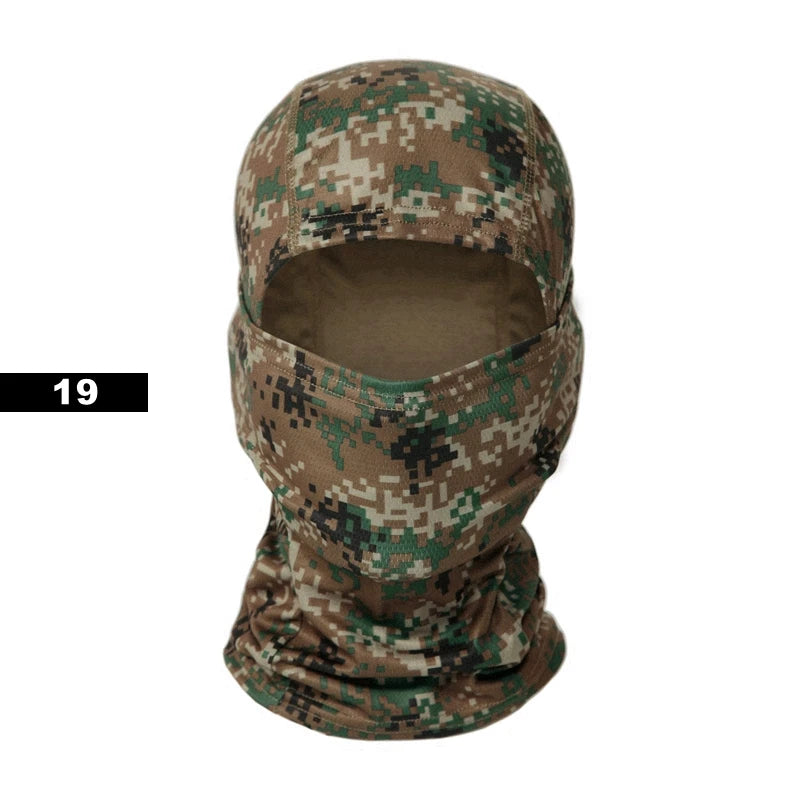 Tactical Balaclava Baseball Caps Full Face Mask Set Men Summer Snapback Sun Hat Outdoor Hunting Camouflage Balaclava