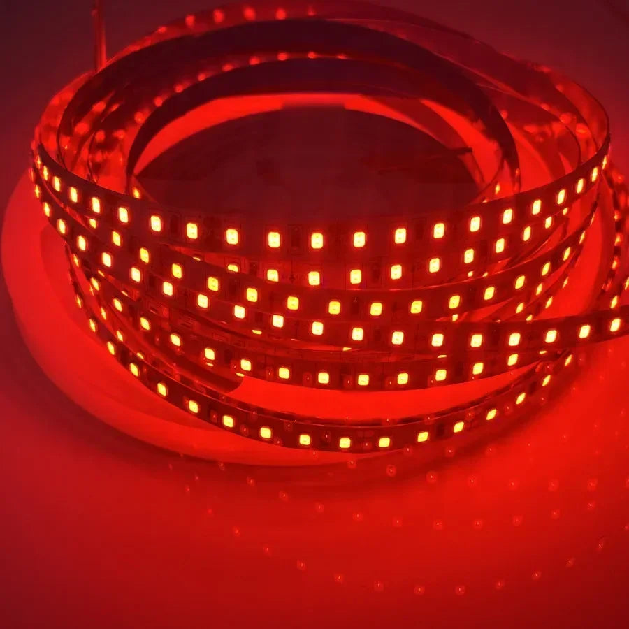 DC12V 24V 2835 LED Strip 120LEDs/m Home Lamp Strip Red Ice Blue Green Yellow Pink Flexible And Cuttable Soft Lamp Bar Home Decor