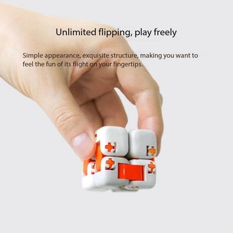 Xiaomi Mitu Colorful Fidget Cube Spinner SevenSurprise Fingertip Building Block Bricks    ToyPuzzle Assembling New decompression