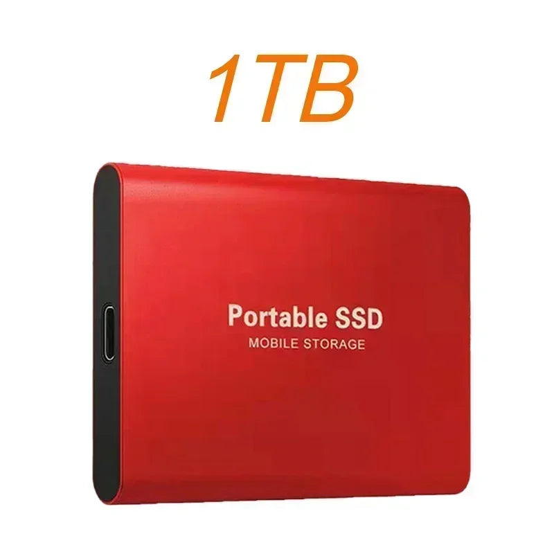 High Speed Portable SSD External Hard Drive 4TB USB3.1 Interface Hard Disk Solid State Drive Mass Storage Device for Laptop/PC