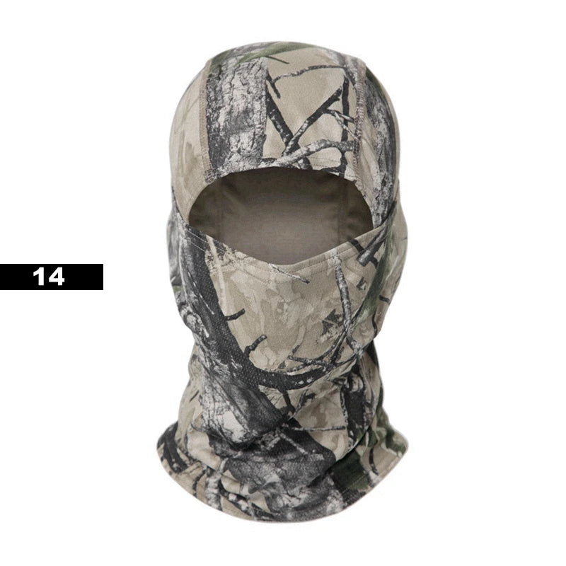 Tactical Balaclava Baseball Caps Full Face Mask Set Men Summer Snapback Sun Hat Outdoor Hunting Camouflage Balaclava