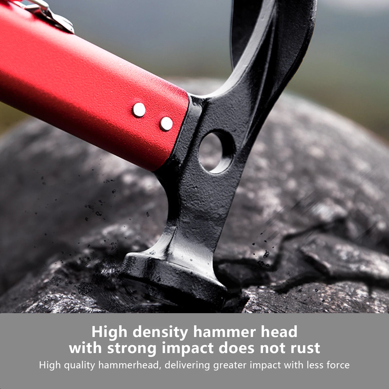 BISINNA Multi-functional Camping Hammer Outdoor Tent Stakes Multi-tool With Alumimum Alloy Handle Ultralight Camping Supplies