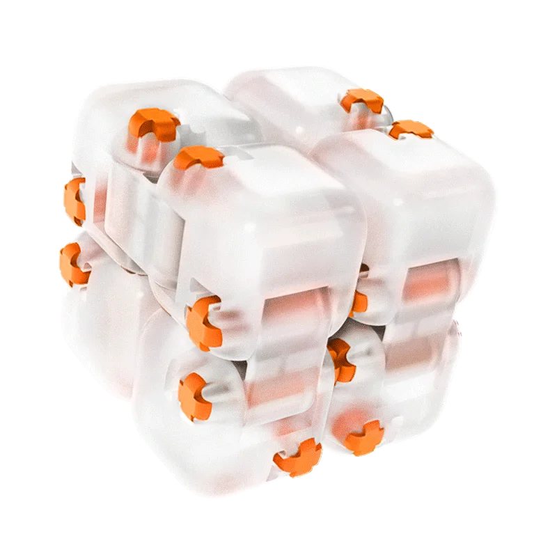 Xiaomi Mitu Colorful Fidget Cube Spinner SevenSurprise Fingertip Building Block Bricks    ToyPuzzle Assembling New decompression