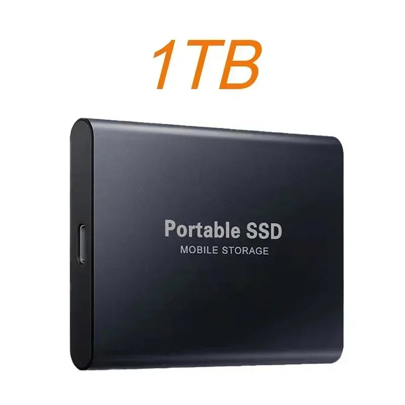 High Speed Portable SSD External Hard Drive 4TB USB3.1 Interface Hard Disk Solid State Drive Mass Storage Device for Laptop/PC