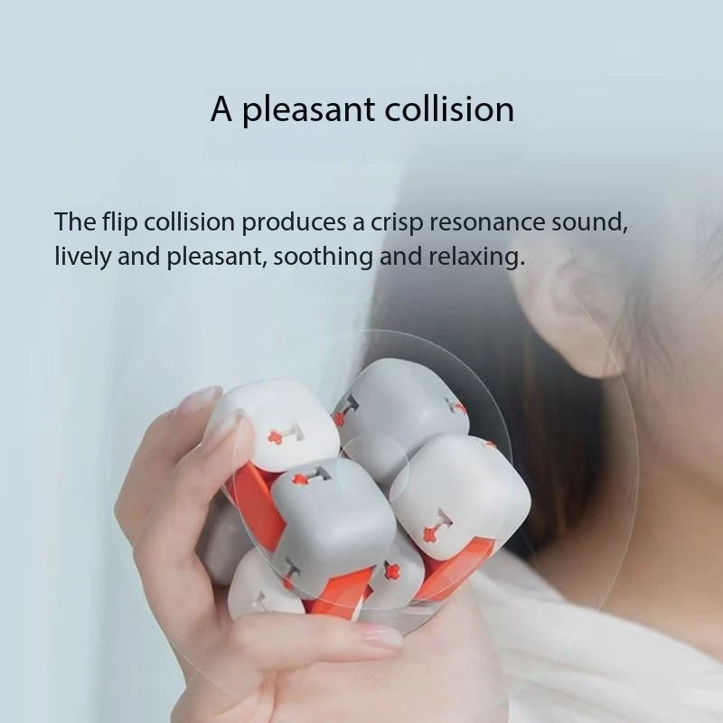 Xiaomi Mitu Colorful Fidget Cube Spinner SevenSurprise Fingertip Building Block Bricks    ToyPuzzle Assembling New decompression