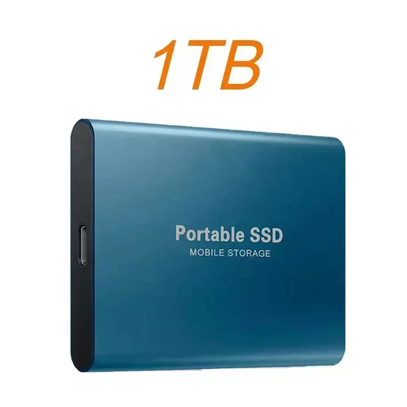 High Speed Portable SSD External Hard Drive 4TB USB3.1 Interface Hard Disk Solid State Drive Mass Storage Device for Laptop/PC