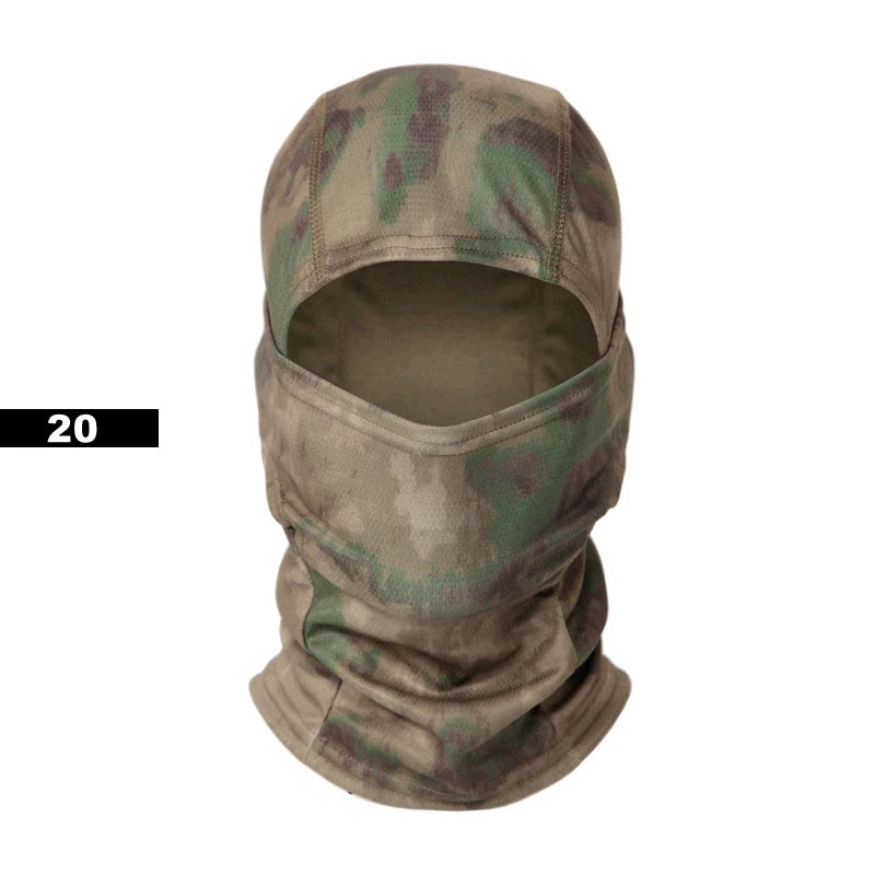 Tactical Balaclava Baseball Caps Full Face Mask Set Men Summer Snapback Sun Hat Outdoor Hunting Camouflage Balaclava