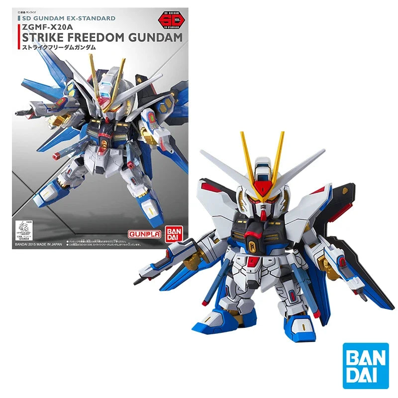 Bandai GUNDAM Action Figure SDEX Series Model Kit RX-78-2 Aile Strike Exia 00 Gundam Unicorn Astray Red Frame Barbatos Model