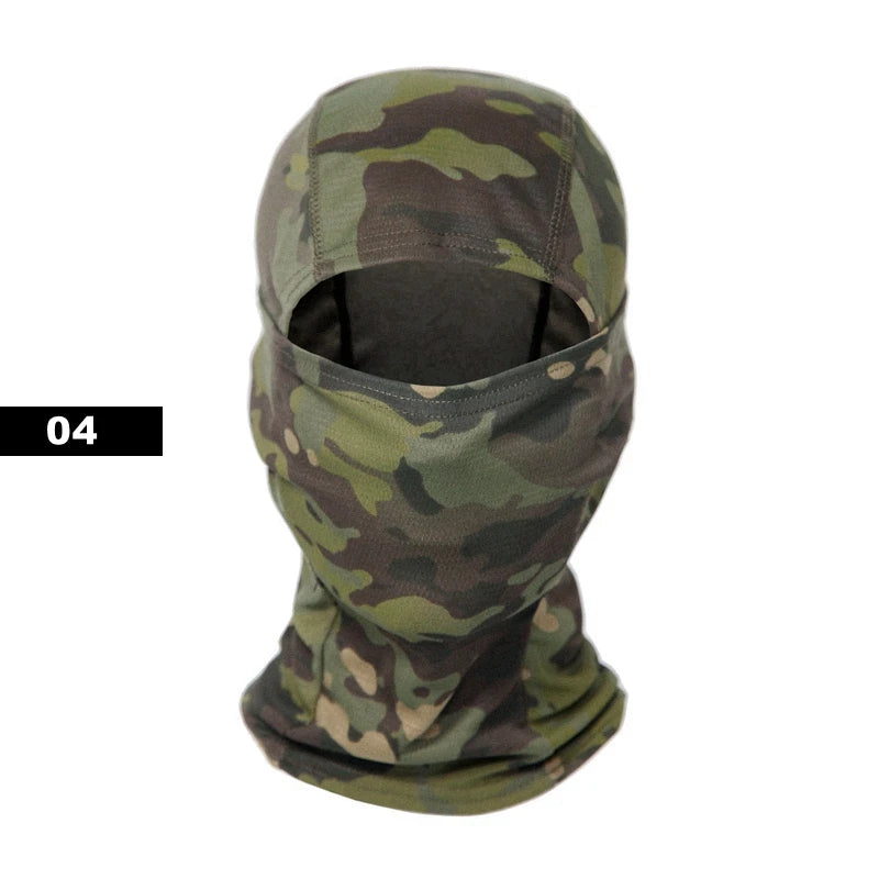 Tactical Balaclava Baseball Caps Full Face Mask Set Men Summer Snapback Sun Hat Outdoor Hunting Camouflage Balaclava