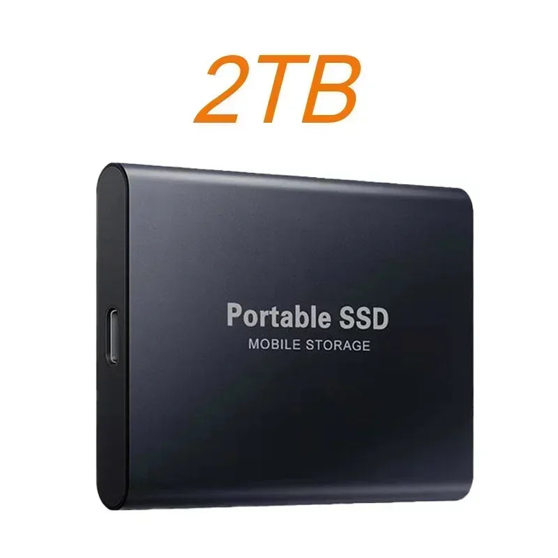 High Speed Portable SSD External Hard Drive 4TB USB3.1 Interface Hard Disk Solid State Drive Mass Storage Device for Laptop/PC