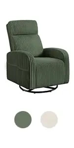 Recliner Chair PU Leather Recliner Sofa Home Theater Seating with Lumbar Support Overstuffed High-Density Sponge Push Back Recli
