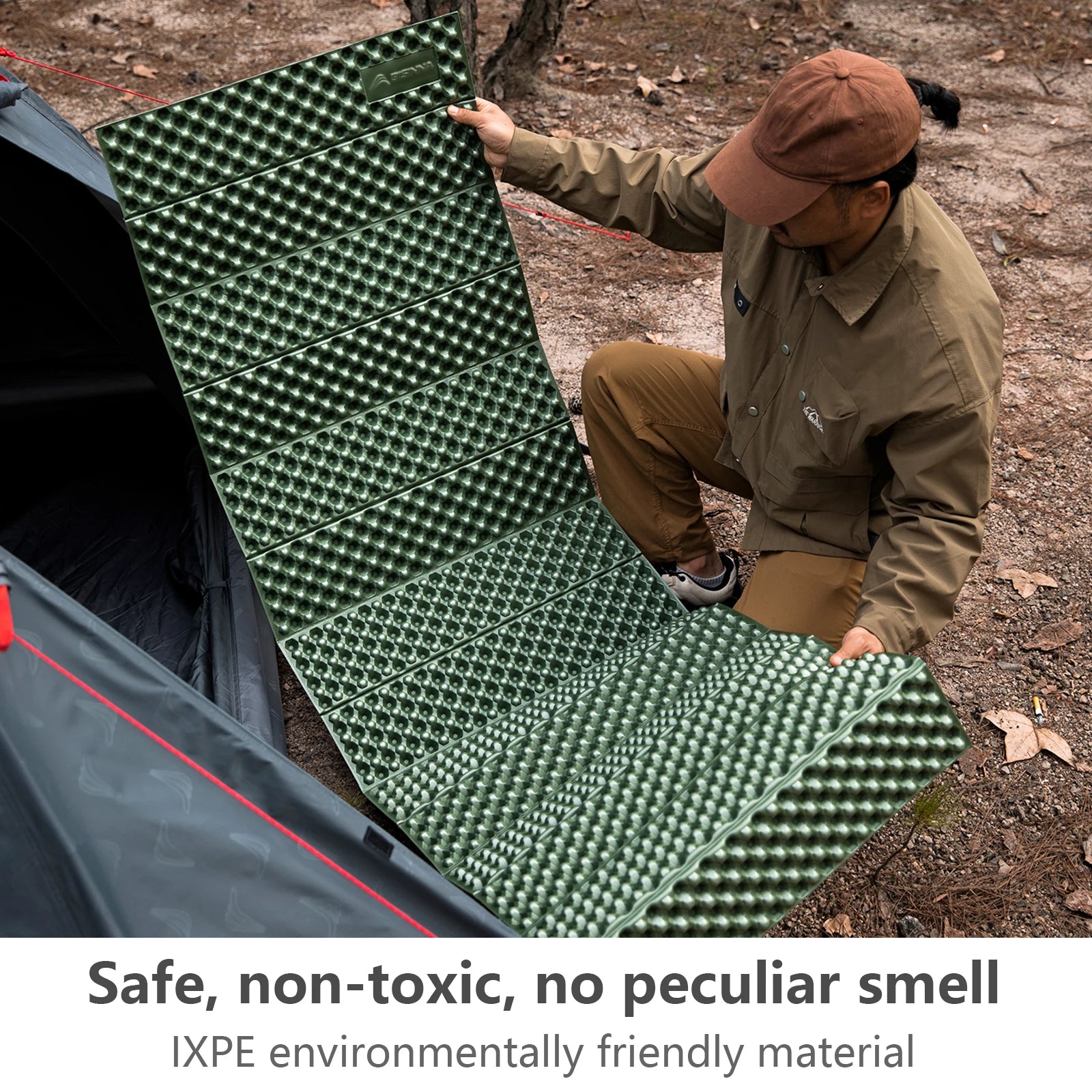BISINNA Ultralight Camping Mat Portable Folding Moistureproof Sleeping Pad for Outdoor Picnic Hiking Travel