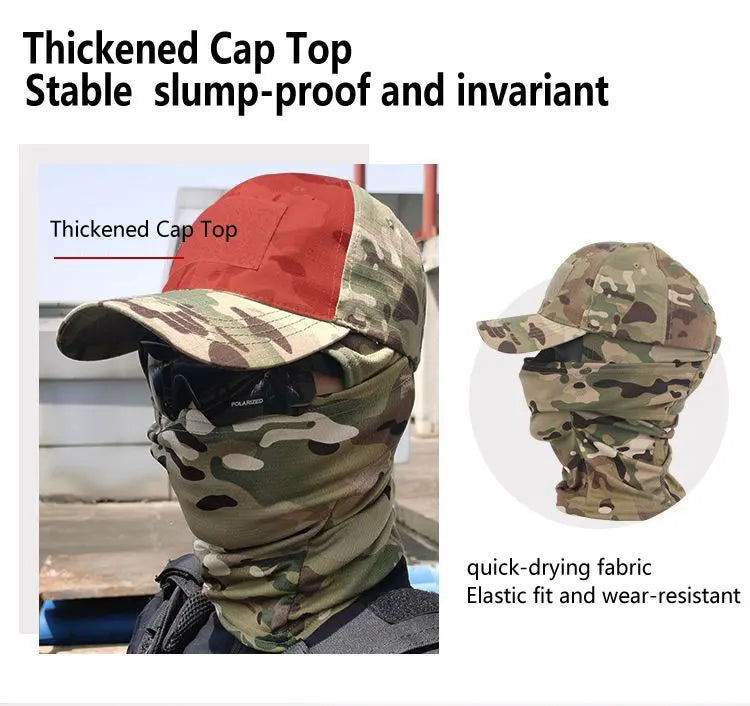 Tactical Balaclava & Snapback Cap Set