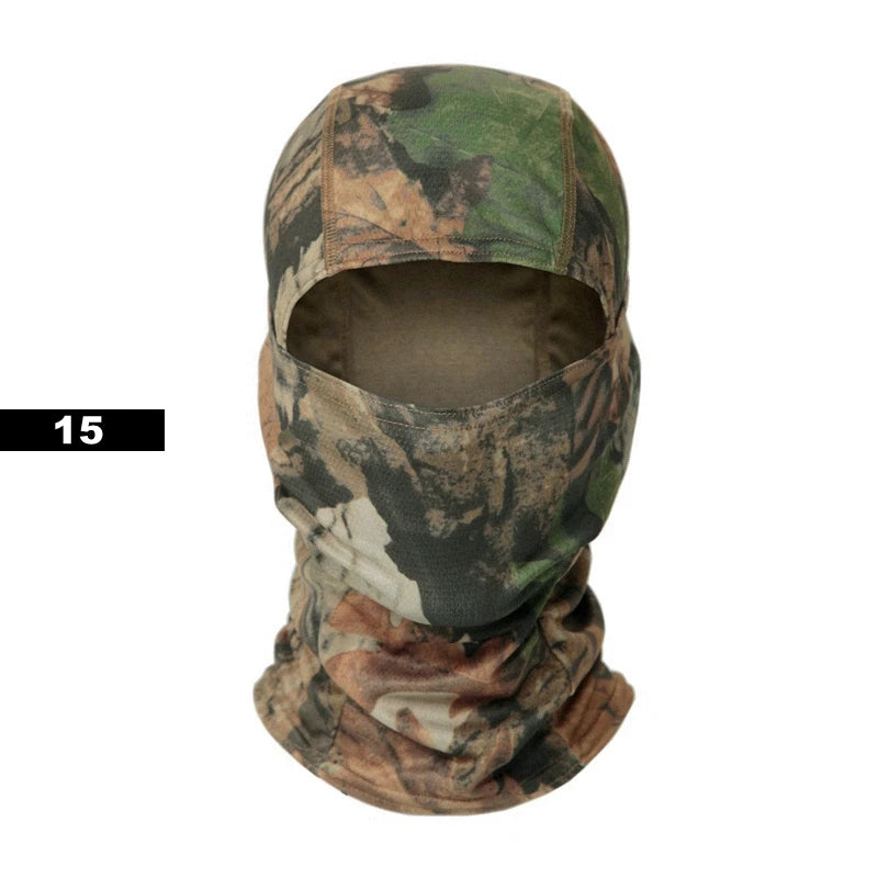 Tactical Balaclava Baseball Caps Full Face Mask Set Men Summer Snapback Sun Hat Outdoor Hunting Camouflage Balaclava