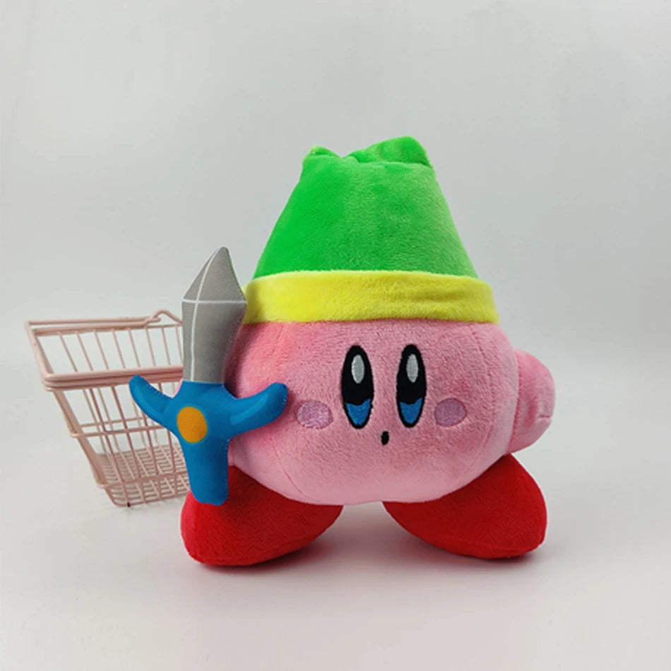 Anime Star Kirbyed Plush Toys Soft Stuffed Animal Doll Fluffy Pink Plush Doll Pillow Room Decoration Toys For Children's Gift