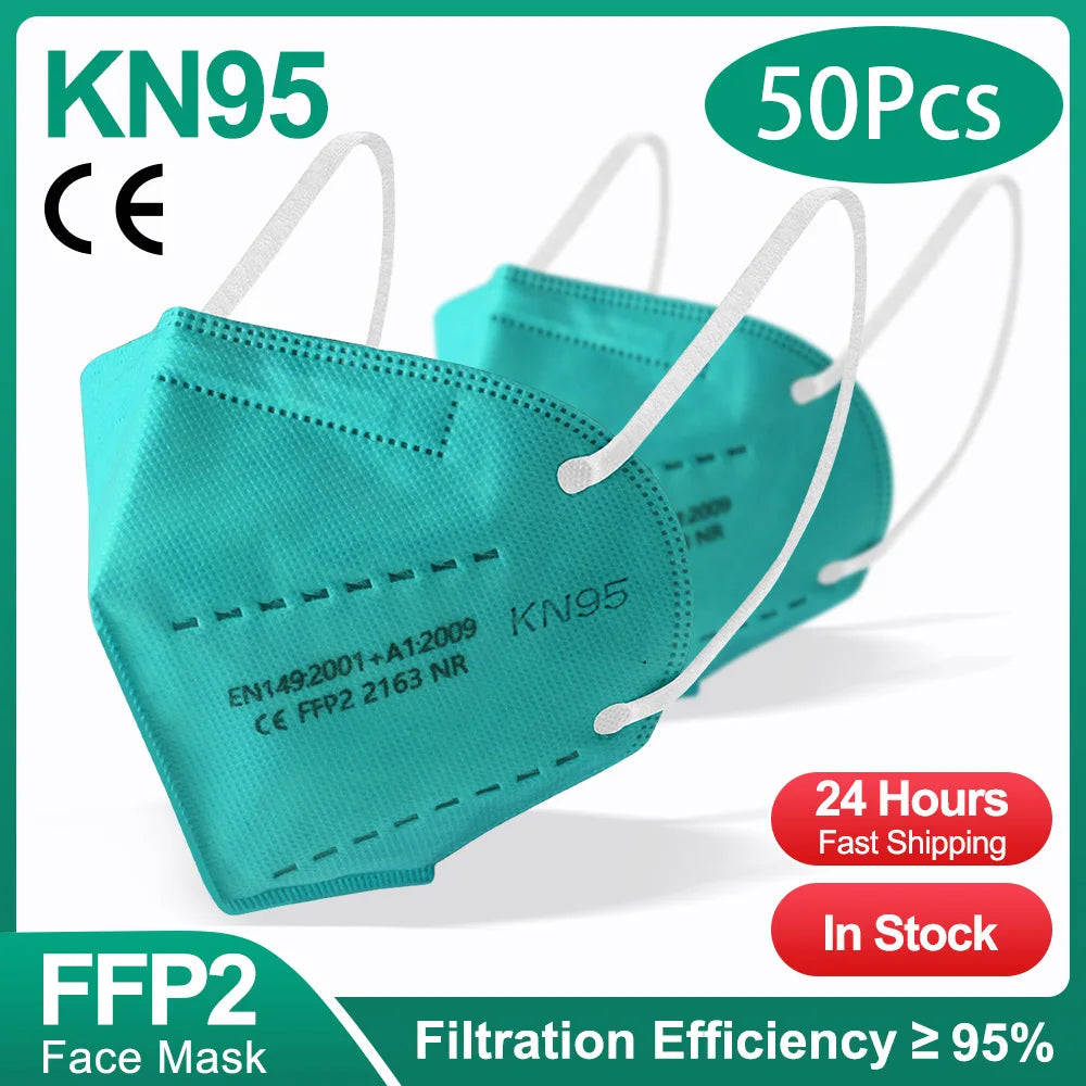 10-100Pcs ffp2 mask kn95 Face masque mask ffp2 mascarillas quirurgicas homologadas kn 95 certificadas mascherine ffp3 Masks