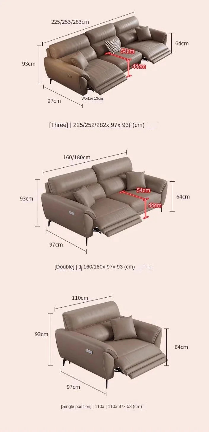 Electric Large Wood Sofas Filler Extendable Frame Luxury Lounges Sofas Lazy Salon Recliner Couch Wohnzimmer Unique Furniture