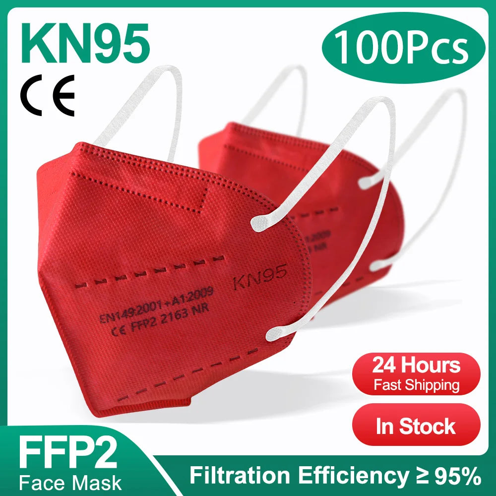 10-100Pcs ffp2 mask kn95 Face masque mask ffp2 mascarillas quirurgicas homologadas kn 95 certificadas mascherine ffp3 Masks