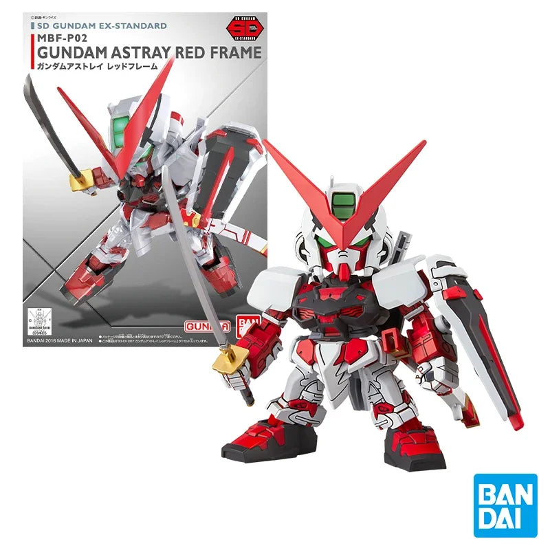 Bandai GUNDAM Action Figure SDEX Series Model Kit RX-78-2 Aile Strike Exia 00 Gundam Unicorn Astray Red Frame Barbatos Model