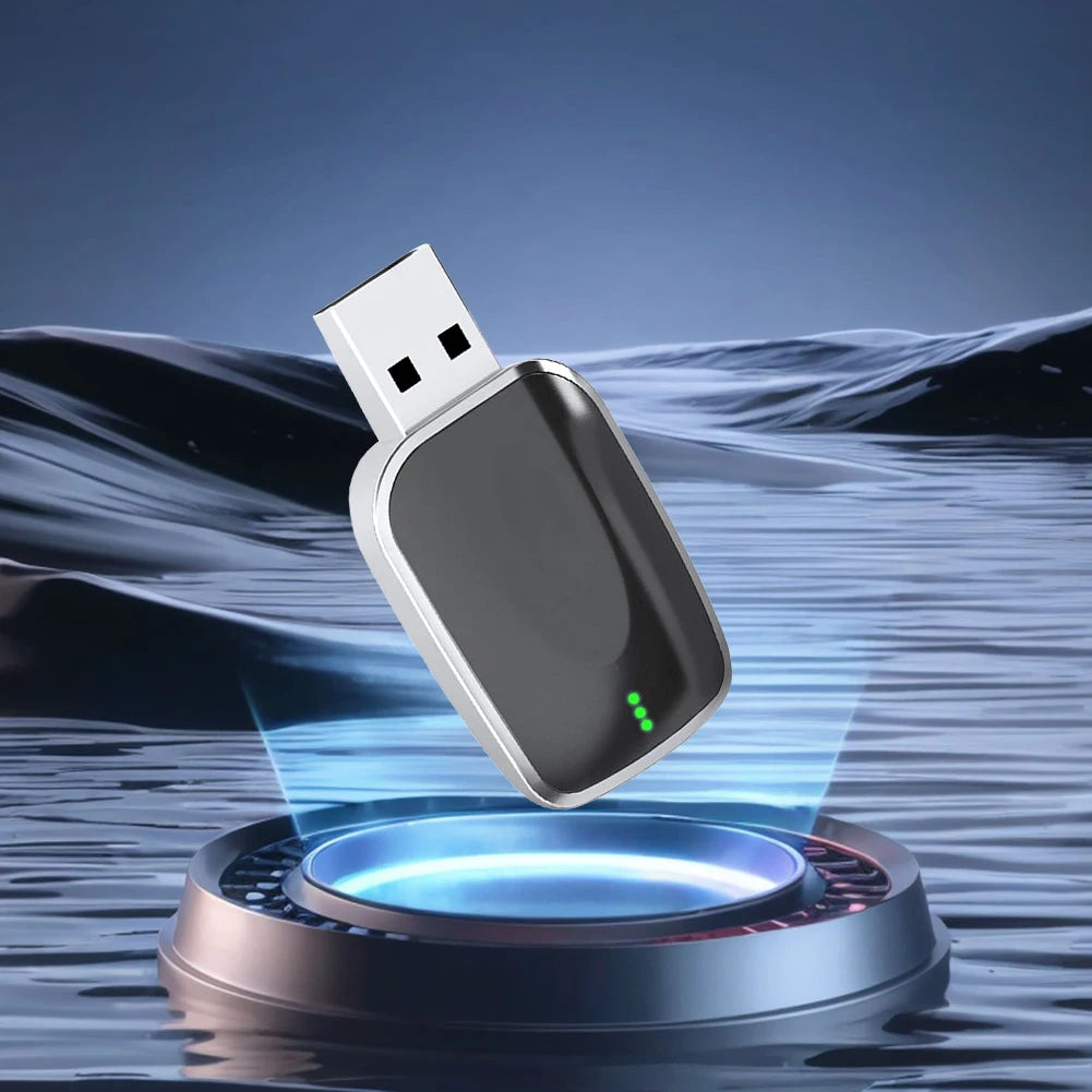 2 in 1 Wireless CarPlay Android Auto Adapter Carplay AI Box Convert Wired To Wireless Plug & Play for Factory Wired CarPlay Cars