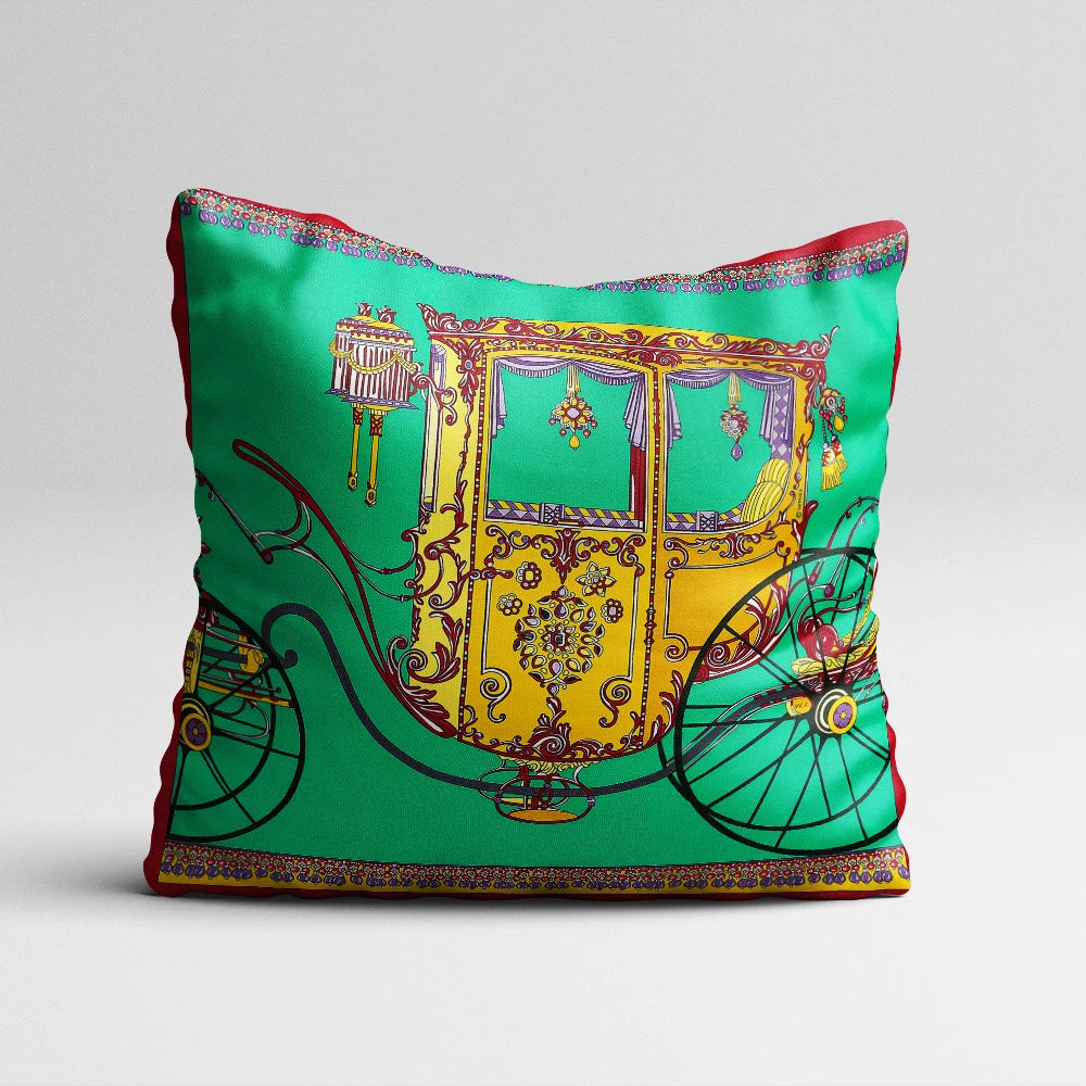 Euro Vintage Luxury Pillow Cover for Sofa Decoration Animal Revival Cushion Cover 45x45cm Horse/Bird/Flower Patter couch