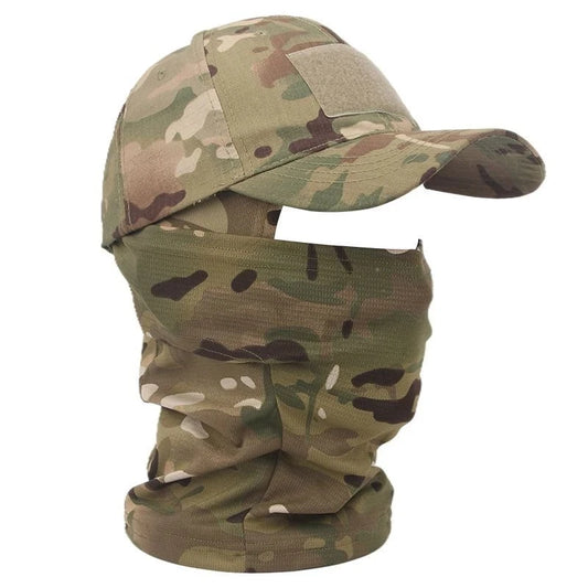 Tactical Balaclava & Snapback Cap Set