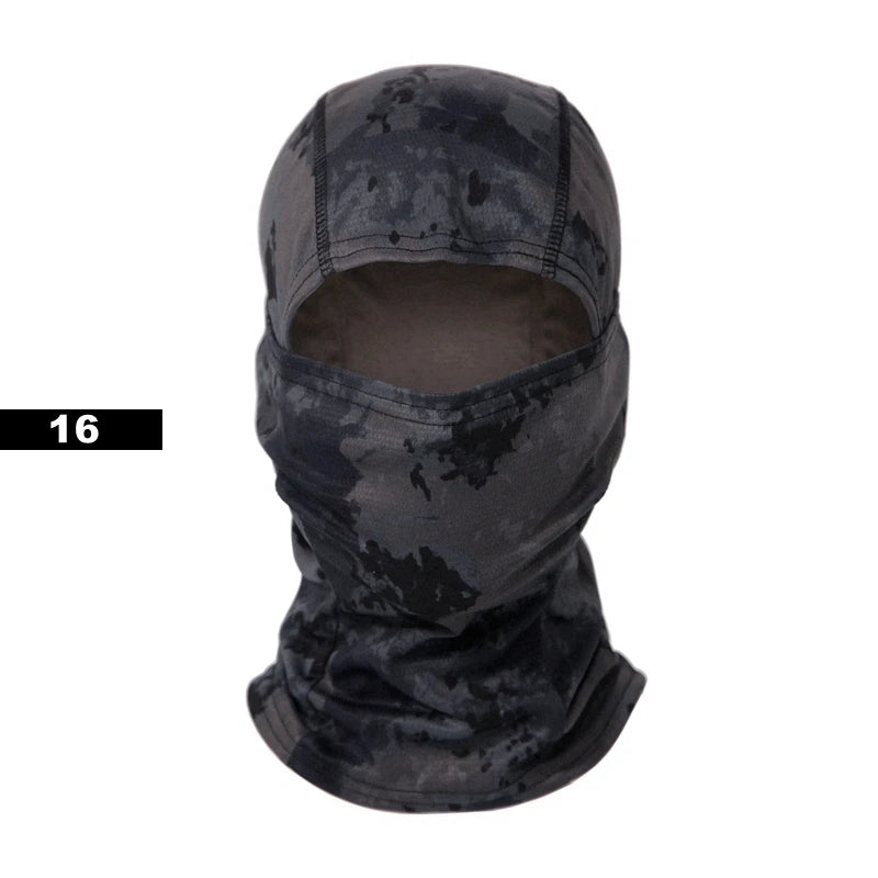 Tactical Balaclava Baseball Caps Full Face Mask Set Men Summer Snapback Sun Hat Outdoor Hunting Camouflage Balaclava