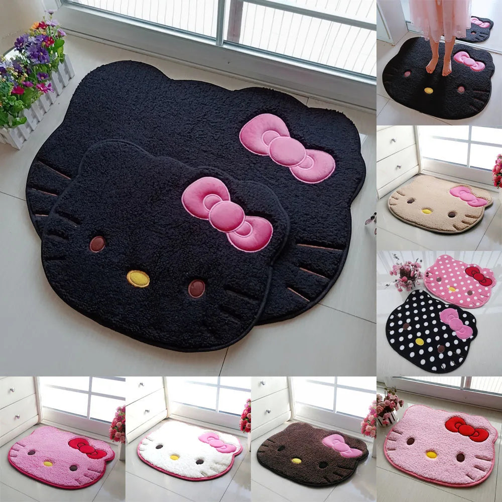 Hello Kitty Cartoon Plush Rug