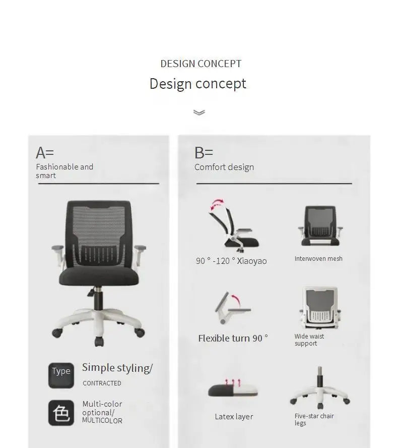Recliner Conference Office Chair Designer Salon Lounge Reading Executive Bedroom Office Chair Luxury Sillas De Oficina Furniture