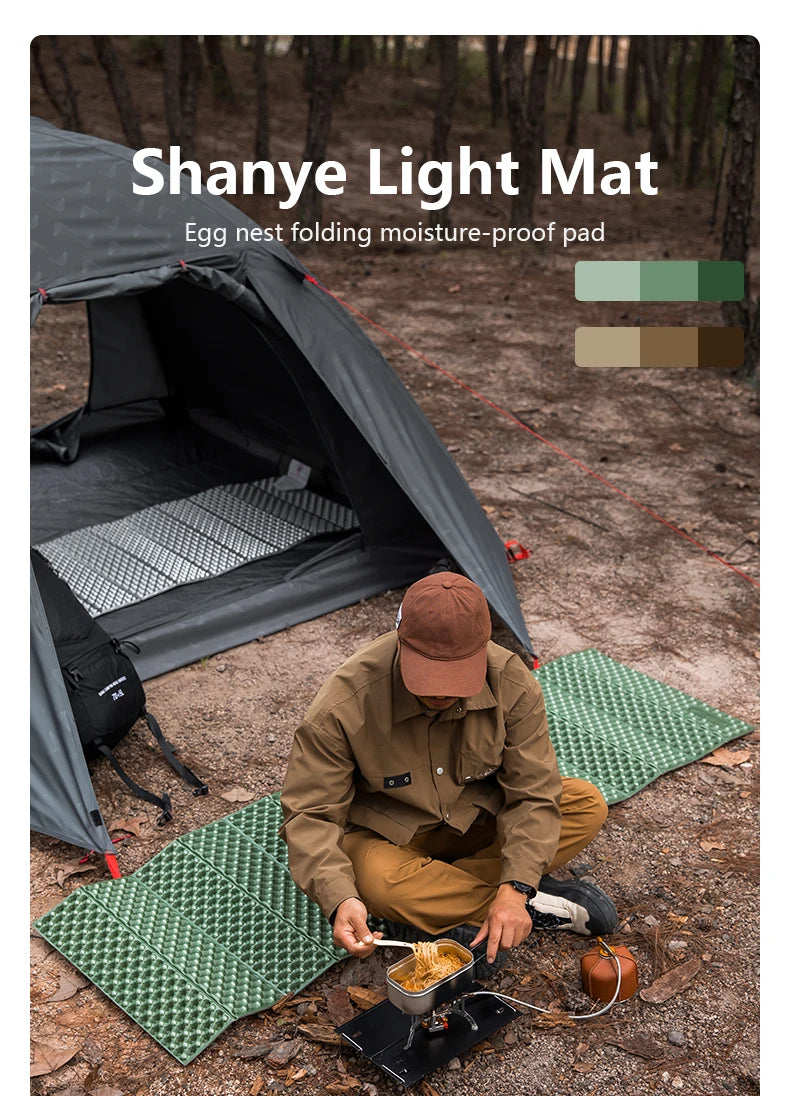 BISINNA Ultralight Camping Mat Portable Folding Moistureproof Sleeping Pad for Outdoor Picnic Hiking Travel