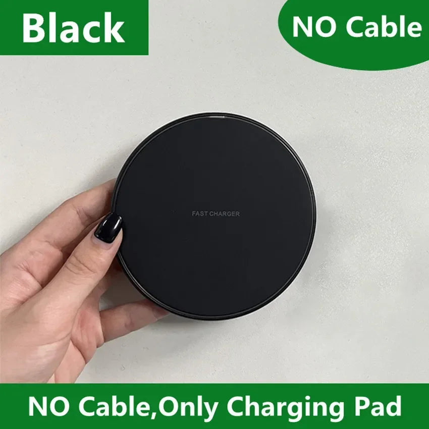 200W Wireless Charger Pad Fast Wireless Charging Station For Samsung Galaxy S25 S24 S23 S22 Xiaomi iPhone 16 15 14 13 12 Pro Max