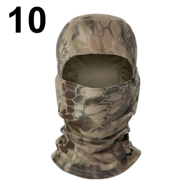 Tactical Balaclava Baseball Caps Full Face Mask Set Men Summer Snapback Sun Hat Outdoor Hunting Camouflage Balaclava