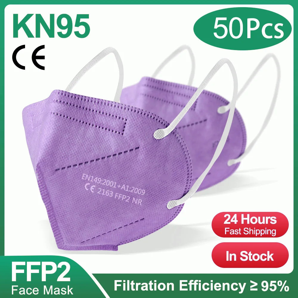 10-100Pcs ffp2 mask kn95 Face masque mask ffp2 mascarillas quirurgicas homologadas kn 95 certificadas mascherine ffp3 Masks