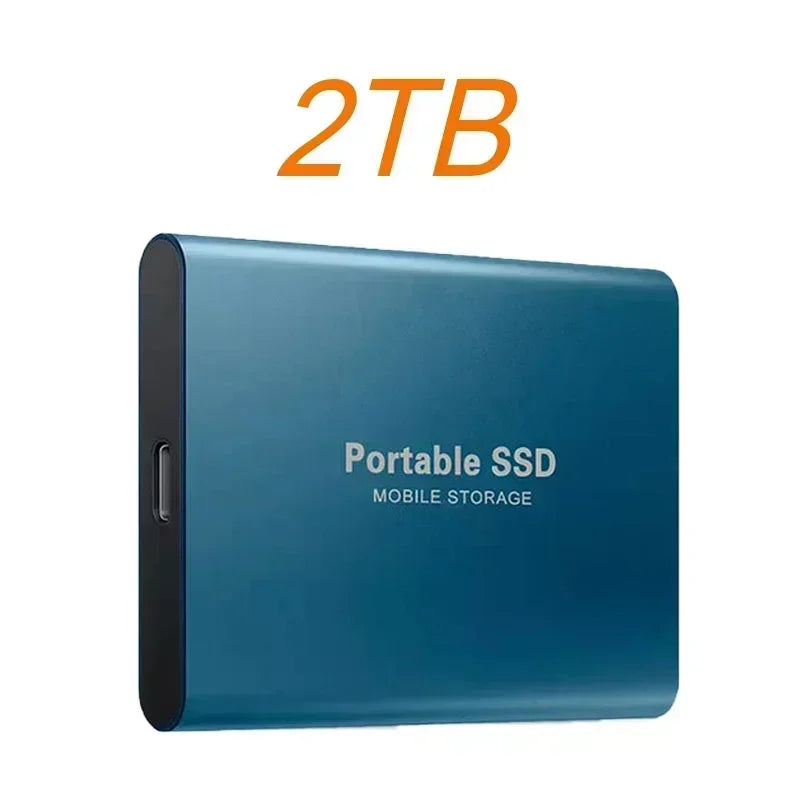 High Speed Portable SSD External Hard Drive 4TB USB3.1 Interface Hard Disk Solid State Drive Mass Storage Device for Laptop/PC
