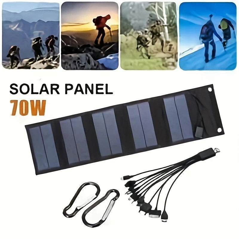 70W Foldable Solar Panel Charger