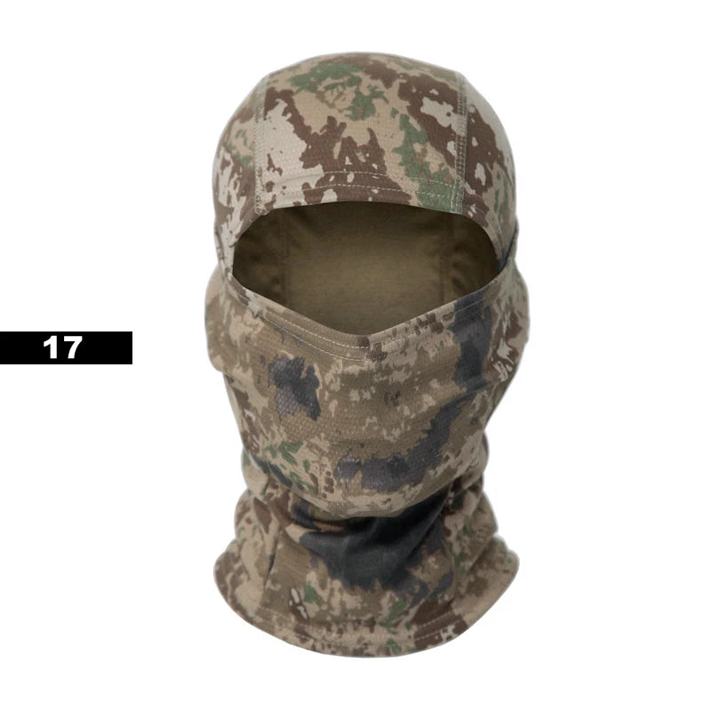 Tactical Balaclava Baseball Caps Full Face Mask Set Men Summer Snapback Sun Hat Outdoor Hunting Camouflage Balaclava