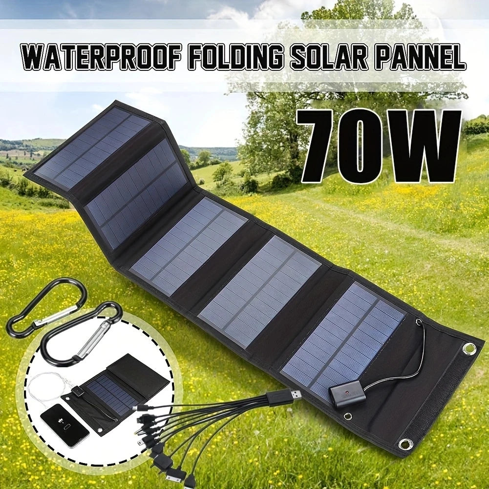 70W Foldable Solar Panel Charger