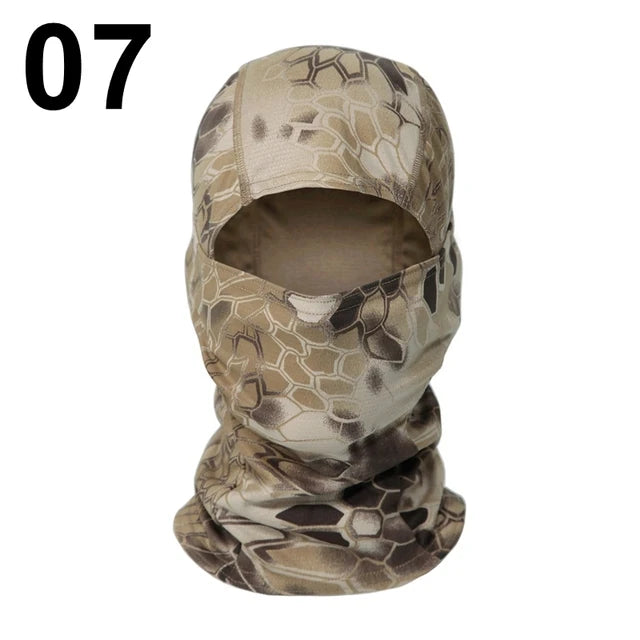 Tactical Balaclava Baseball Caps Full Face Mask Set Men Summer Snapback Sun Hat Outdoor Hunting Camouflage Balaclava