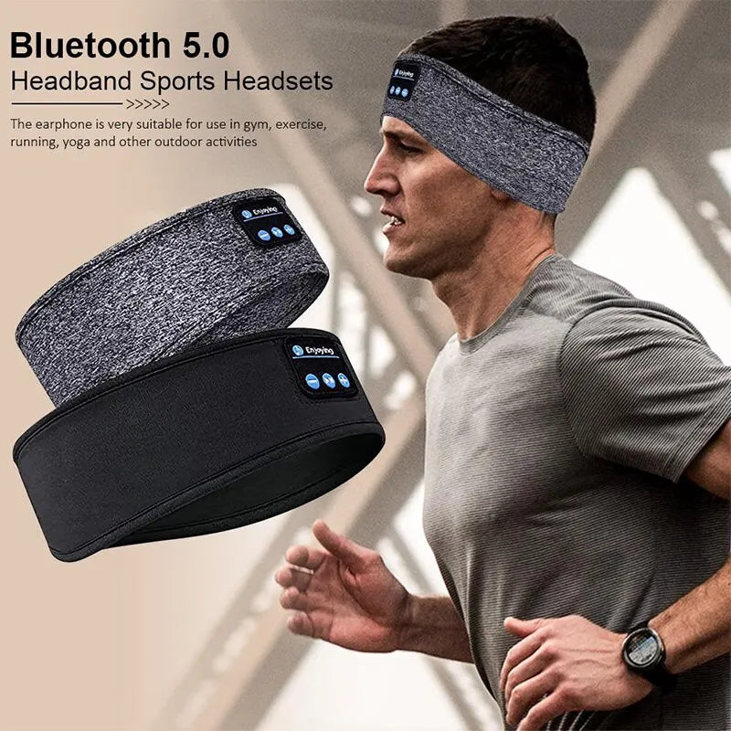 Bluetooth Sports & Sleep Headband with Earphones