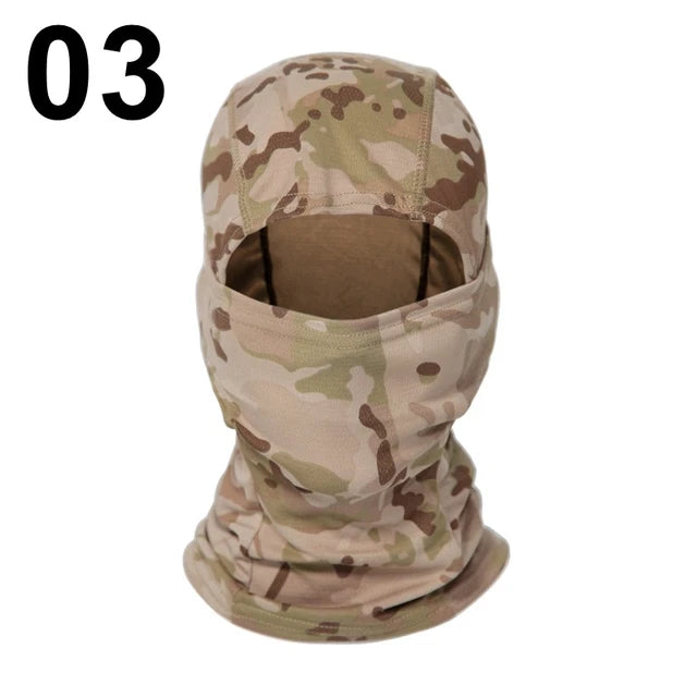 Tactical Balaclava Baseball Caps Full Face Mask Set Men Summer Snapback Sun Hat Outdoor Hunting Camouflage Balaclava